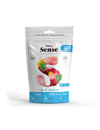 Snack Funcional Dibaq Sense Light Weight Pavo para Perros