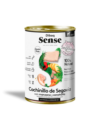 Alimento Húmedo Adulto Dibaq Sense Cochinillo Lata 380 gr