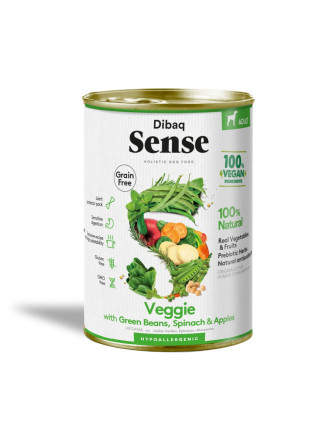 Alimento Húmedo Adulto Dibaq Sense Veggie Lata 380 Gr