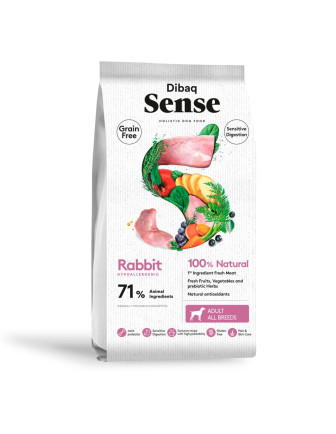 Alimento Dibaq Sense Conejo para Perros Adultos