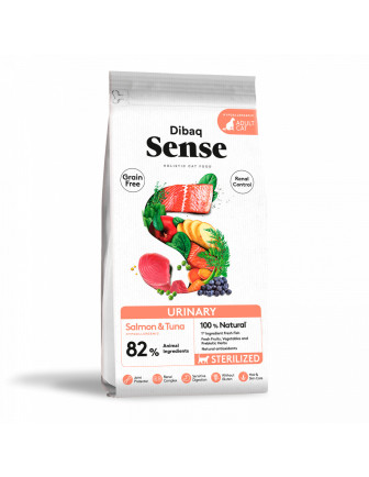 Alimento Dibaq Sense Urinary Salmón y Atún para Gatos