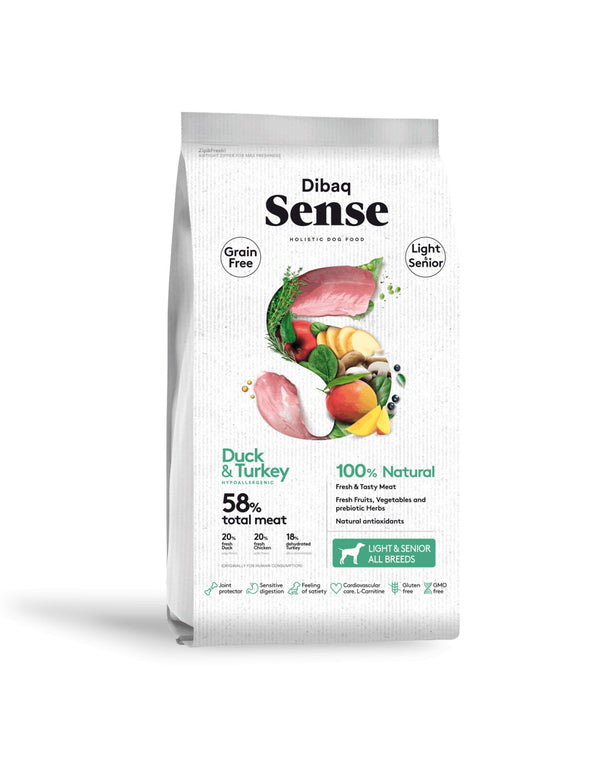 Alimento para Perro Adulto Dibaq Sense Light Pavo y Pato