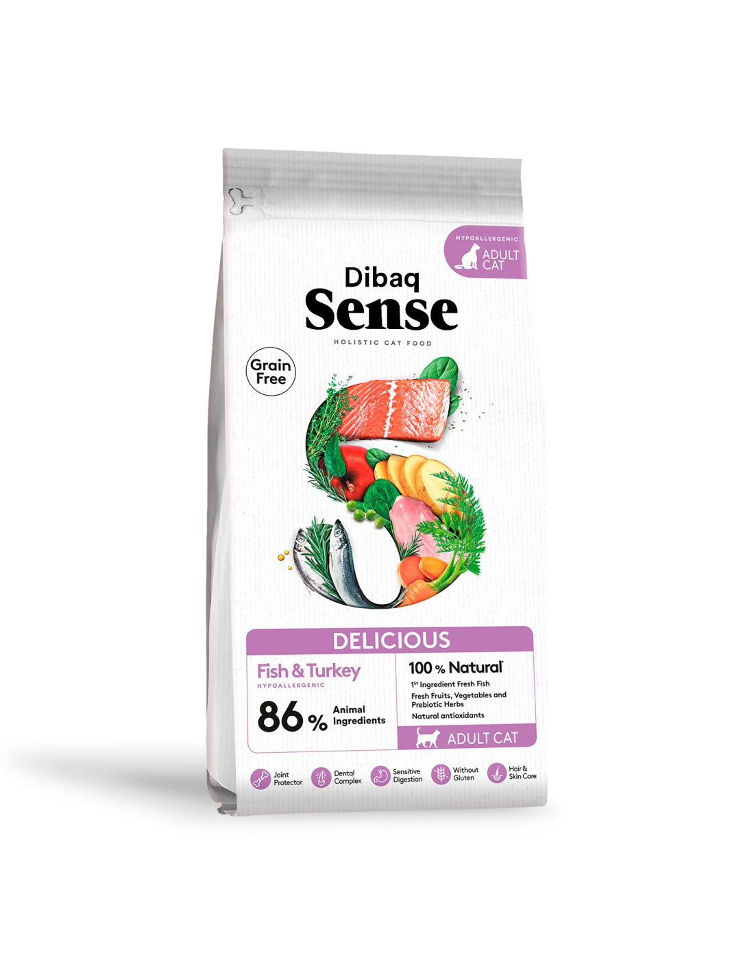 Alimento para Gato Dibaq Sense Delicious Pescados y Pavo