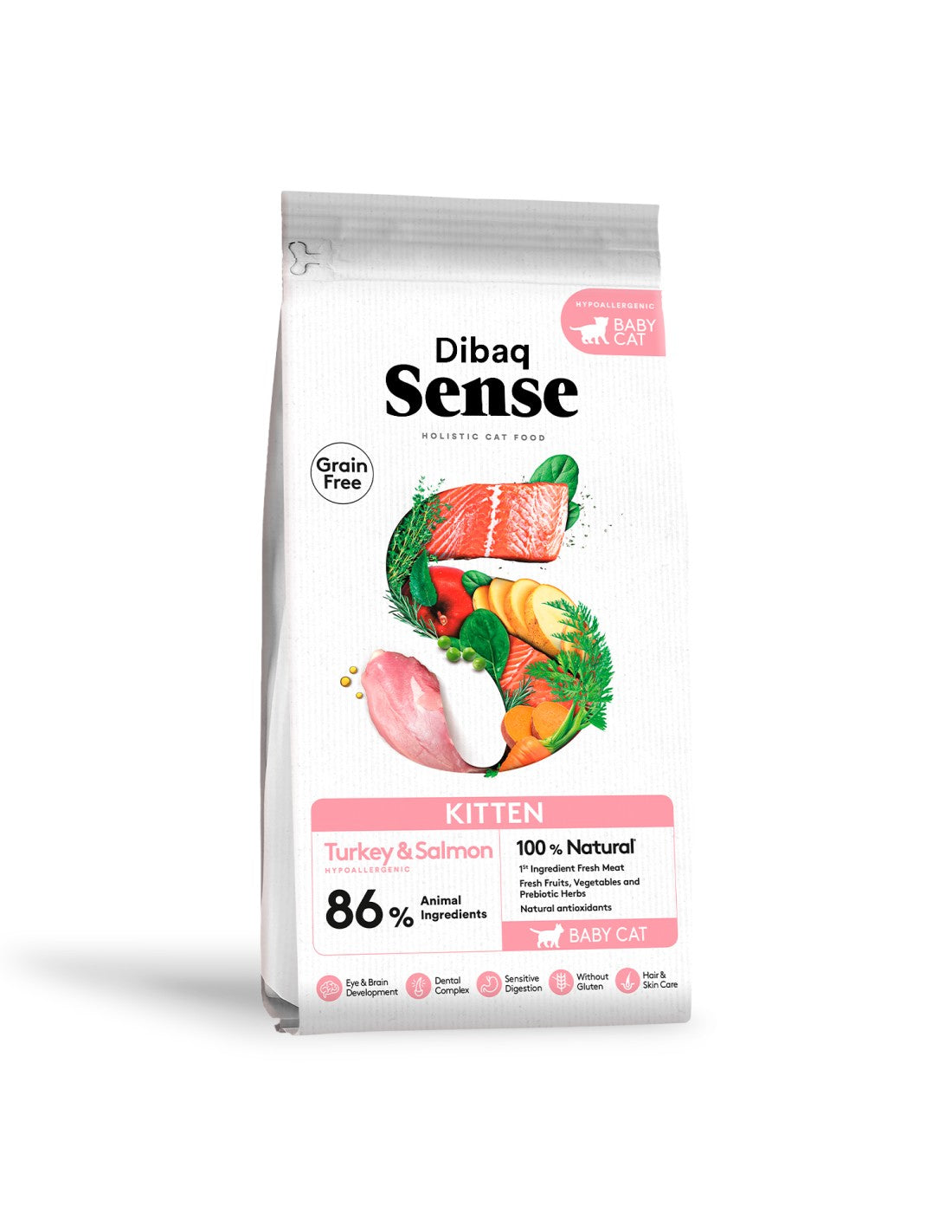 Alimento para Gato Dibaq Sense Kitten Salmon y Pavo