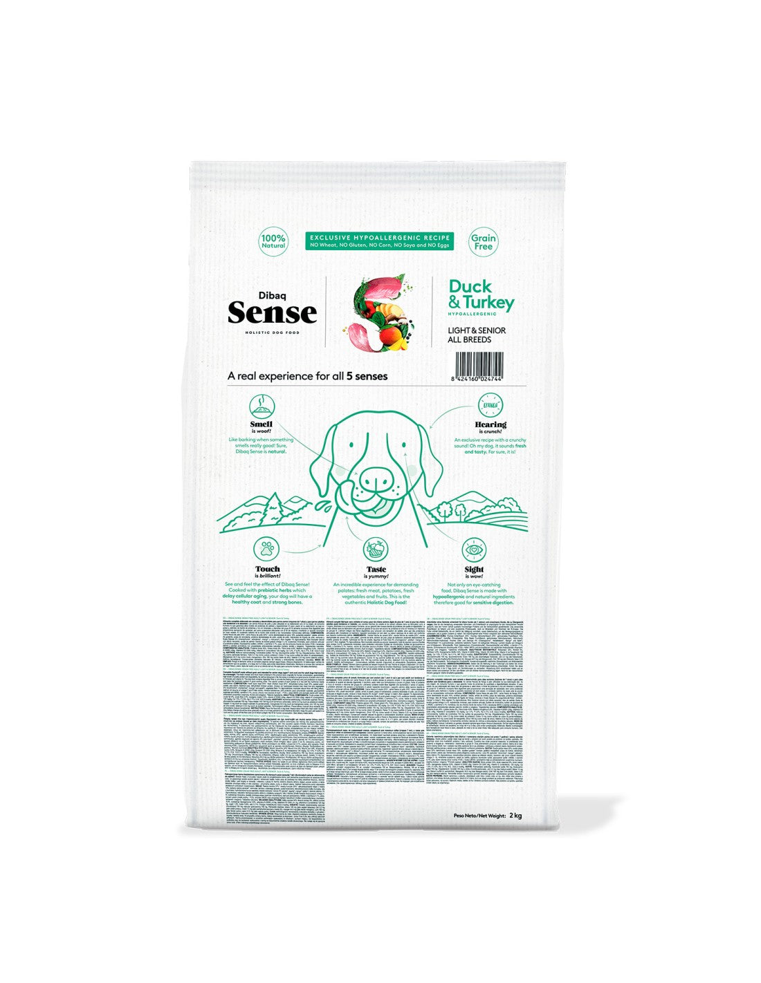 Alimento para Perro Adulto Dibaq Sense Light Pavo y Pato