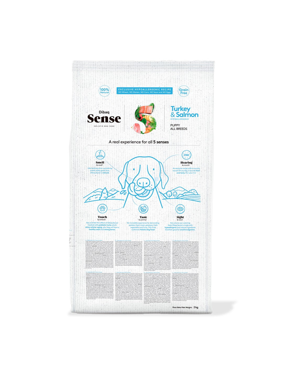 Alimento para Cachorros Dibaq Sense Pavo y Salmón