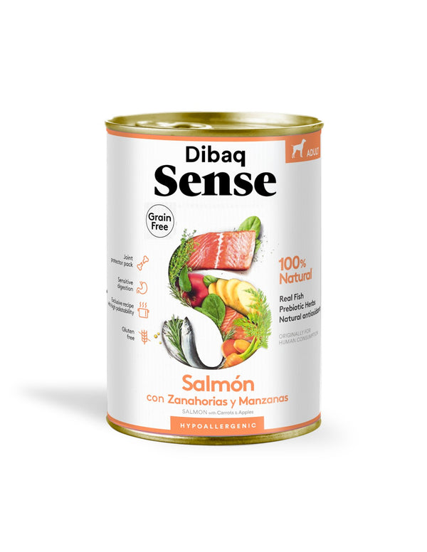 Alimento Húmedo para Perro Adulto Dibaq Sense Salmón 380g